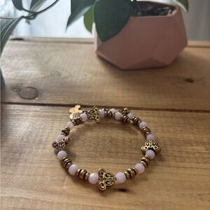 Alex & Ani x Disney pink beaded bracelet